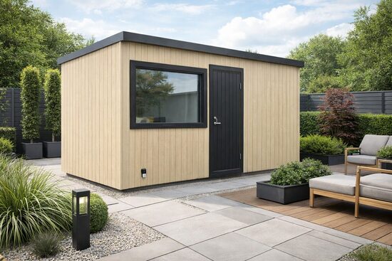 Siltināta moduļu māja ar pirti un dušu Nīkrāce